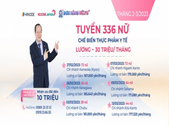 ĐƠN TỐT CHẾ BIẾN THỰC PHẨM Y TẾ CHO NỮ THÁNG 2-3 ĐÃ VỀ