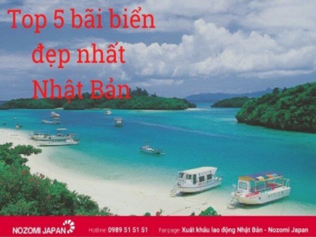 5 bãi biển đẹp nhất Nhật Bản các bạn thực tập sinh nên thử đến một lần