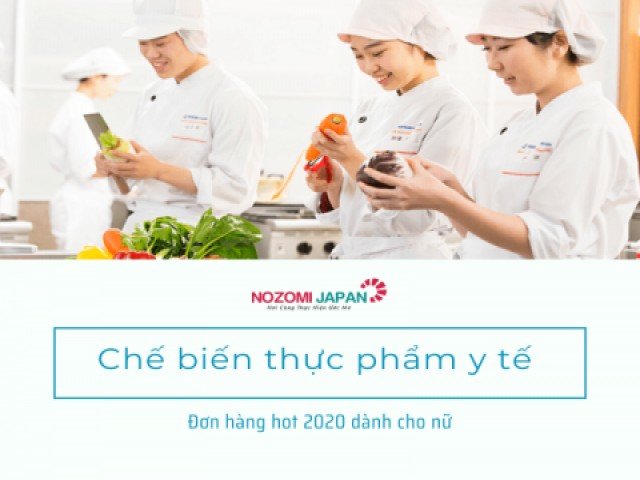 Chế biến thực phẩm - Đơn hàng hot 2020 dành cho Nữ