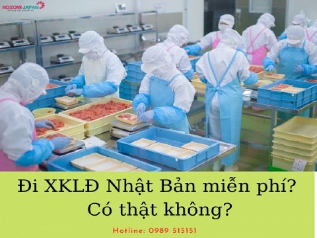 Xuất khẩu lao động Nhật Bản miễn phí ? Có thật không?