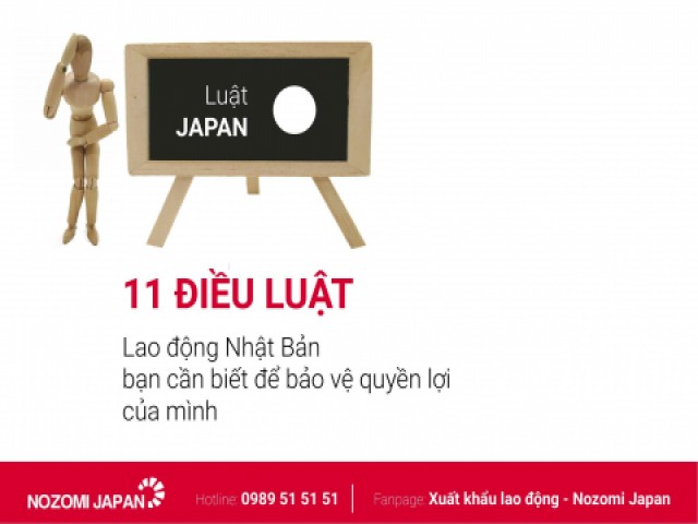 Hiểu được những điều luật quan trọng của Nhật Bản sẽ giúp bạn bảo vệ được quyền lợi của mình khi đi XKLĐ tại Nhật Bản