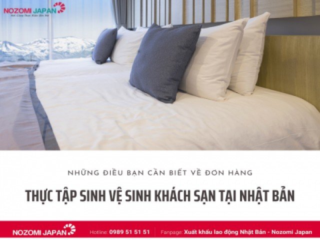 Những điều bạn cần biết về đơn hàng Thực tập sinh vệ sinh khách sạn tại Nhật Bản