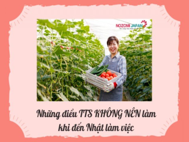 Những điều Thực tập sinh KHÔNG NÊN làm tại Nhật Bản