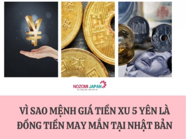 Tại sao đồng 5 yên lại là đồng tiền may mắn tại Nhật Bản?