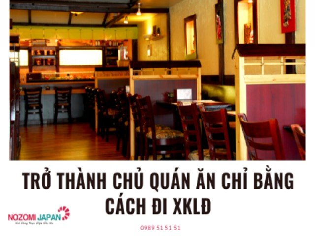 Trở thành chủ quán ăn chỉ bằng cách đi xuất khẩu lao động