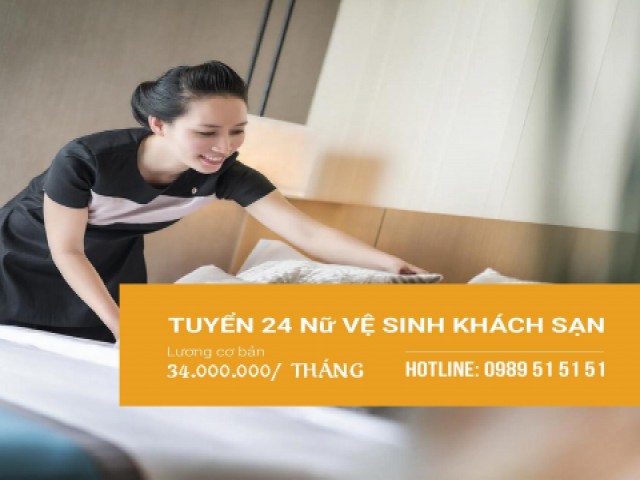 Tuyển gấp đơn hàng vệ sinh khách sạn tại Nhật Bản