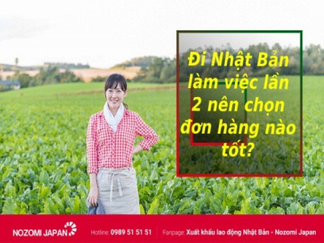 XKLD Nhật Bản làm việc lần 2 nên chọn đơn hàng nào