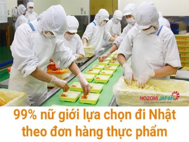 Đơn hàng thực phẩm: Sự lựa chọn của 99,99% người đi xuất khẩu lao động